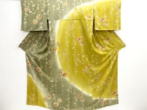 枝垂れ桜に花丸紋様訪問着